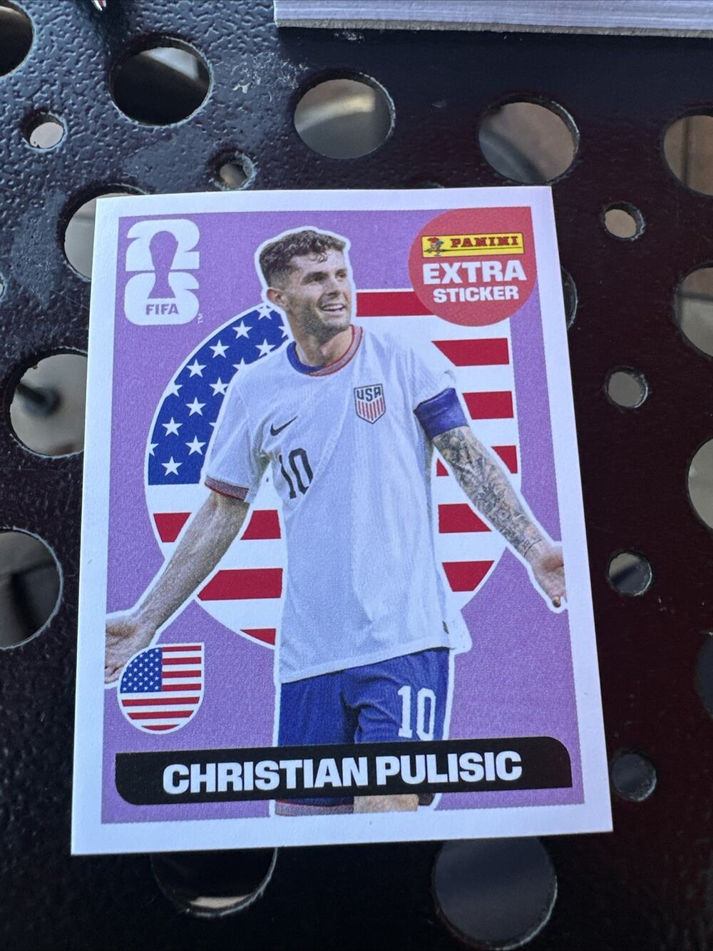 Panini FIFA World Cup 2026 Extra Sticker Christian Pulisic USA Perfect Condition
